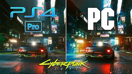 Cyberpunk 2077: PS4 Pro vs PC (RTX Ultra 4K) - Graphics comparison