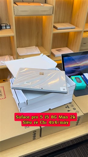 Siêu rẻ 4tr6/máy. Suface pro 5 i5 Ram 8G Ssd 128G,(256G) Màn hình 2k cảm ứng #Suface | LapTop Nhật Việt