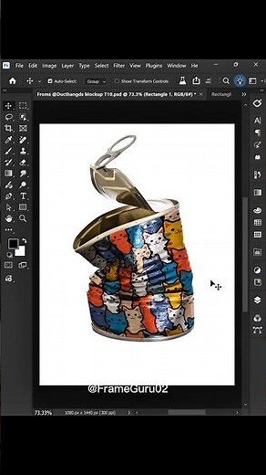 Creative Crushed Can Mockup in Photoshop | Realistic Product Design Tutorial ✨