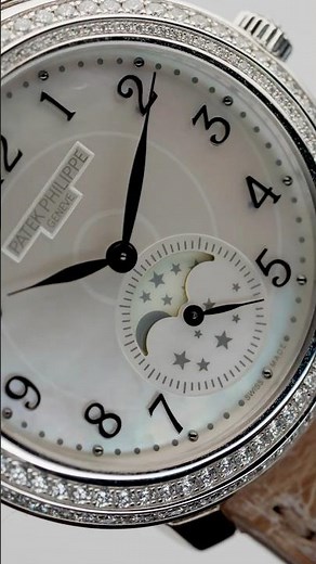 Patek Philippe Complications White Gold MOP Diamond Ladies Watch 4968G | SwissWatchExpo