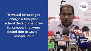 3 comments | "It would be wrong to charge a two-year school development fee for schools that were closed due to Covid" - Joseph Stalin | Daily Mirror | Facebook