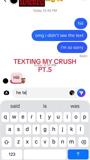 #rizz #textingmycrush #crush #plotting #happy | texting