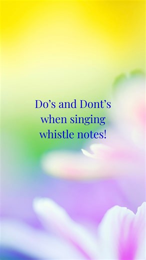 Do’s and Dont’s when singing whistle notes!!🎶 Comment below if this helped you and follow along for more singing tips!💜🙂 #singinglessons #whistlenotes #whistlenote #highnotes #vocalcoaching #vocalcoach #howtosing #singingtips #highnote #vocaltraining #singinglessonsonline #vocalcoaching #vocalcoachingonline #voicecoach #singingteacher #voiceteacher #howtosing #learntosing #singingcoach #singing | Voice with Victoria