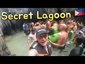 FIRST IMPRESSIONS EXPLORING THE SECRET LAGOON | In El Nido Philippines! 🇵🇭