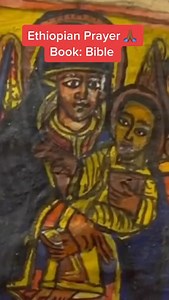 A 19th-century Ethiopian prayer book, often written in Ge’ez (the liturgical language of the Ethiopian Orthodox Church) on vellum, is a significant religious and cultural artifact. These prayer books, also known as “mahder”, typically feature handwritten text in red and black ink, with occasional full-page illuminations and decorative elements like interlaced borders. They are frequently bound in wood and covered with leather, sometimes with a traveling case. | Rastafari TV Network