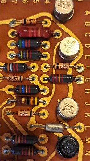 Univac 6"x6" Plug-I'm Module 1960s #circuitboards #vintageelectronics #univac #vintagecomputing