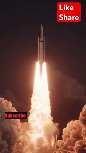 The Most Powerful Rocket Launch Ever Captured #rocketlaunch #spacex #rocket #space #nasa #aiart