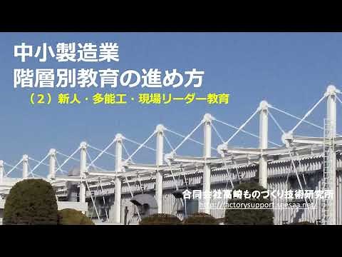 社員研修は本当に役に立つの？製造業の新人教育、多能工教育、現場リーダー監督者教育の階層別教育の進め方：効果の上がる教育手法を理解しよう！高崎ものづくり技術研究所品質改善手法動画シリーズ
