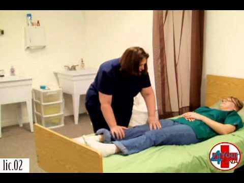 Passive ROM to The Patient's Hip, Knee and Ankle CNA Skill