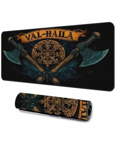 Extra große Axt-förmige Mausunterlage, Gaming Schreibtischunterlage, große Tastaturunterlage, waschbar, Gummiboden rutschfest, umsäumter Rand, Geschenk Mausunterlage, Schreibtischschutz, Studiunterlage, verschiedene Größen erhältlich, Computer Tastaturunterlage, Laptop Unterlage Büroschreibtisch Zubehör Bürozubehör Bürodekoration | SHEIN