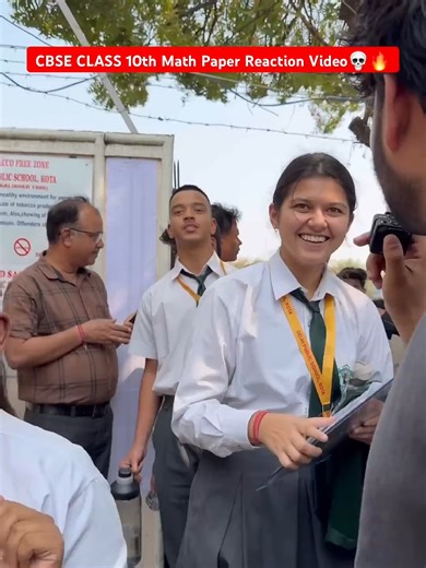 CBSE Class 10th Math Paper Reaction Video Before Exam ｜ Shobhit sir V⧸S Ritik sir