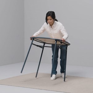 IKEA DUVSKAR Foldable Outdoor Table: Space-Saving Design & Easy Operation