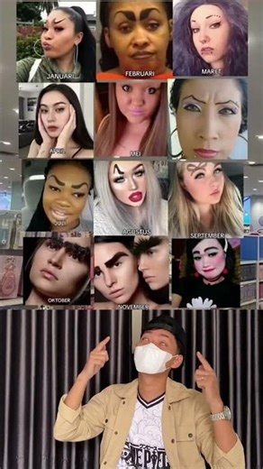 Choose your eyebrow type according to your birth month