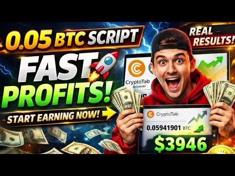 🚀 0.05 BTC in 24 Hours?! CryptoTab Script That Actually Works (Proof Inside)