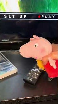 A Peppa Pig watches the THX DVD Logo On NSW Australian