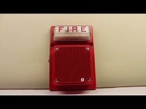 Simplex 4903-9101 w/ 2902-9732 (LifeAlarm Speaker) Fire Alarm Overview/Test