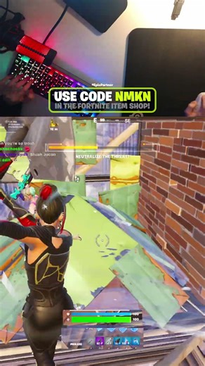 Double pump saves me🤣 #fortnite #fortniteclips #shorts