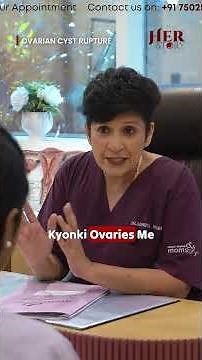 Ovarian Cyst Rupture Symptoms Explained #drsupriyapuranik #ovariancysts #chocolatecyst #shorts