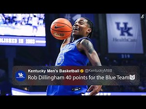 Rob Dillingham GOES OFF For 40 PTS In Kentucky’s Blue & White Scrimmage!