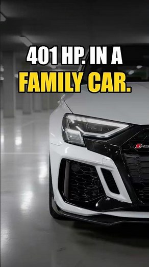 AUDI RS3 2023: 401 HP IN A FAMILY CAR