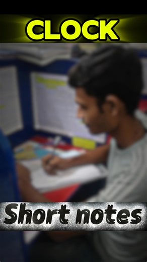 clock trick and shorts notes #reasoning#reasoningtricks #reasoningquestions#foryou#shortsfeed #robby