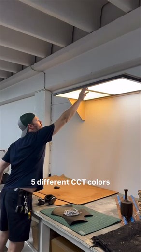 Our 2x2 flat panel LED light is sleek, powerful, and made for modern homes and offices — no more dim corners or eye strain. ✅ Easy installation — flush mount or drop ceiling compatible 👁️ CRI 90 for better color accuracy & reduced eye fatigue 💡 Even, flicker-free lighting for work, reading, and everyday use 💼 Perfect for home offices, studios, workshops & more . #gtliteled #ledlighting #ledlights #ledlight #worklight #garagelight #officelighting | GT-Lite