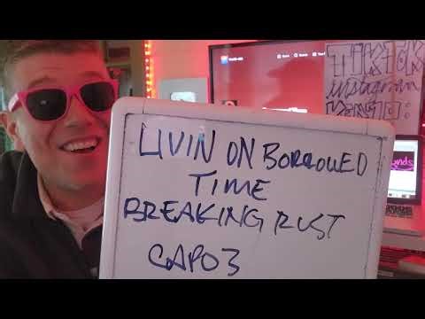 LIVIN ON BORROWED TIME - BREAKING RUST Guitar Lesson (Beginner Lesson)