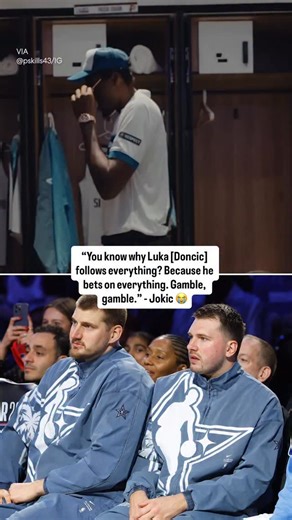 Nikola Jokic had jokes for Luka 🤣 (via @pskills43) | Yahoo Sports