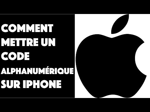 Comment mettre un code alphanumérique sur iPhone ?
