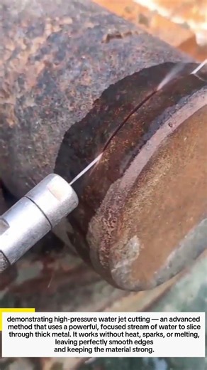 High-Pressure Water Jet Cutting: Clean & Precise Metal Cutting‎
