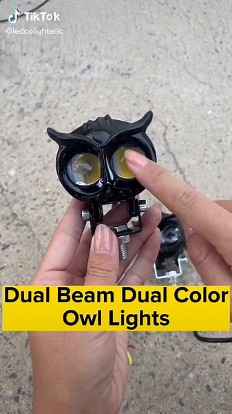 Enhance Visibility with Dual Beam Owl Lights