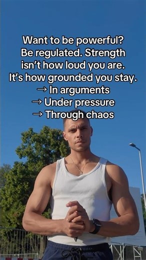 Power = Nervous system controlThat’s the real flex.