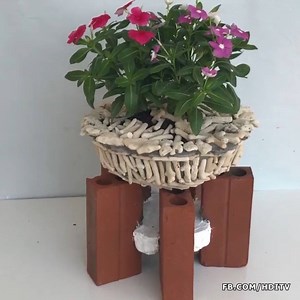 641K views · 7.7K reactions | Creative Handmade Flower Pot - Ideas From Coral Pieces | Home Design Ideas | Facebook