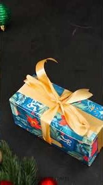 How to Make a Christmas Money Box And Pack Any Gift 💸🎄 #giftideas #christmasgifts #wrap