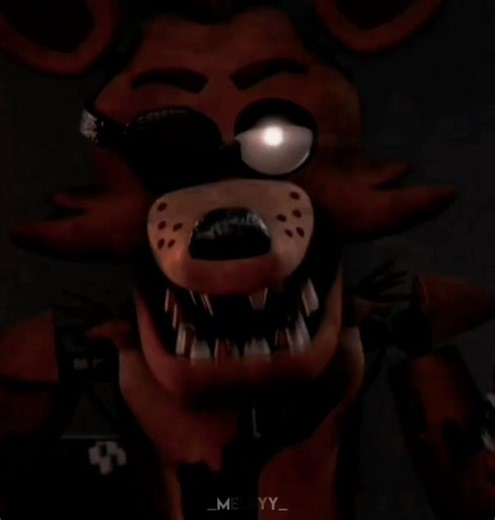 Animated Wolf Character in Dark Industrial Setting