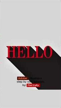 perfect text shadow effect in Adobe illustrator #tutorial #graphicdesign #recapsof2025 #whatisnew