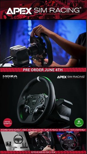 Moza Racing R3 Xbox Sim Racing Bundle