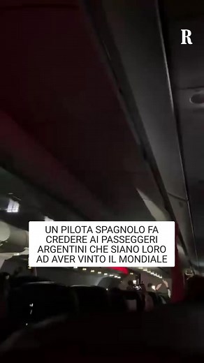 Pilota comunica risultato falso in volo durante la Finale del Mondiale
