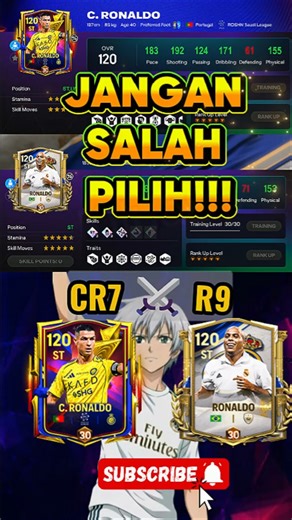 CR7 vs R9: DON'T MAKE THE WRONG CHOICE! 😱120 OVR SHOWDOWN! #fcmobile #fcmobilechampion #CR7 #R9