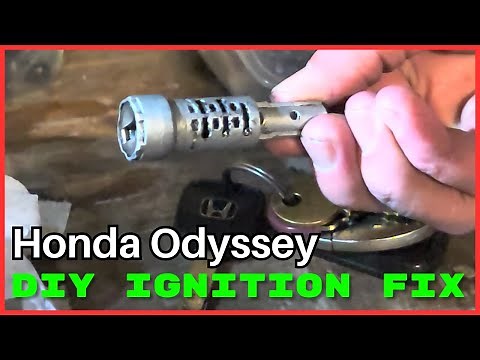 Key won't turn in Honda Odyssey - DIY Ignition Fix -Ignition sticking -2003-2009 Pilot-Odyssey-Acura