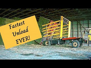 New Holland Bale Wagon complete load Empty to Full Time-lapse