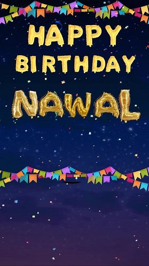 Happy birthday Nawal! May your day be filled with lots of love and happiness. We hope you have a truly magical day! Happy Birthday Nawal Happy Birthday to You Happy Birthday Happy Birthday Happy Birthday Nawal #happybirthday #freehappywishes #happybirthdayNawal #personalisedgifts #happybirthdaywishesforu #birthdayfeel #Nawal #baloon #balloon #balloons #balloondecor Feel free to share our videos with your friends and family. All you need to do is to subscribe and share.