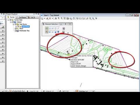 OpenRoads Survey - Create Terrain Model Exterior Boundary