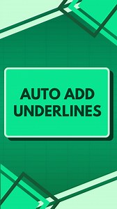 13K views · 214 reactions | How to Add Underlines in Excel Forms ✅ Comment EXCEL and I will DM you my Excel Shortcuts Cheat Sheet #excel #exceltips #exceltricks #microsoftexcel #spreadsheets #exceltraining #learnexcel | Excel With Grant | Facebook