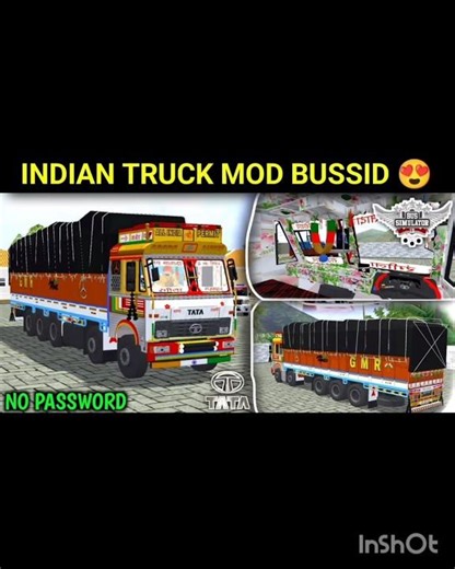 new indian truck mod for bussid #viral #shorts