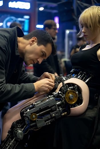 She's Getting a Leg Up...grade. #robot #nextgenai #futuretech