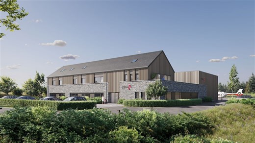 Les travaux de la nouvelle base héliportée du CMH ont débuté - RTBF Actus