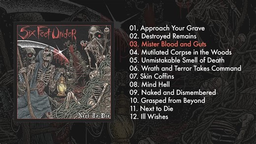 Six Feet Under - Next to Die (Full Album) 2026