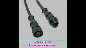 3 Pin Waterproof Connector Male Female Extension Cord IP65 IP67 IP68 LED Connector Cable