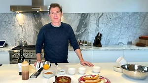 Bobby Flay makes baked ricotta with sun-dried tomato sauce